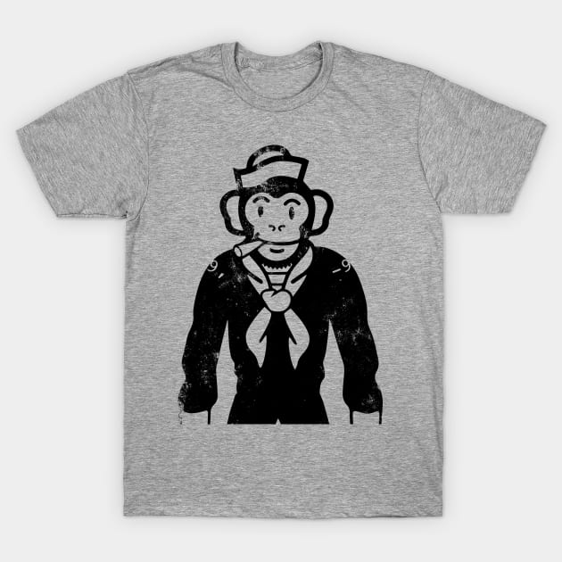 Sailor Monkey - Fade T-Shirt by thebuggalo